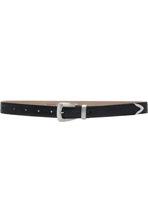 Khaite Benny Slim Leather Belt - - 70 cm - Moda Operandi