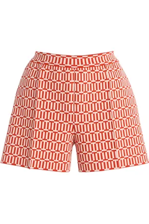 High Savannah Striped Cotton Shorts - - XS - Moda Operandi