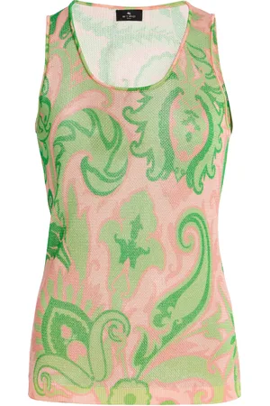 Etro Metallic Knit Tank Top - - IT 38 - Moda Operandi