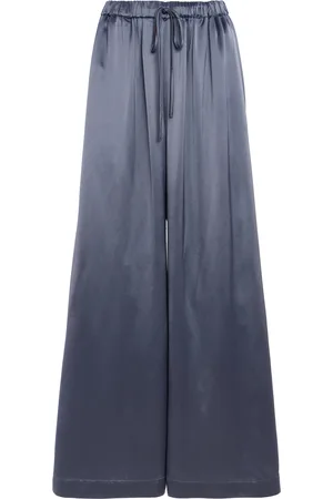 By Malene Birger Clorella Satin Wide-Leg Pants - - EU 34 - Moda Operandi