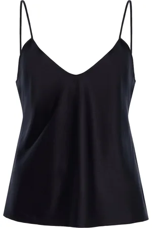 ÉTERNE Mila Stretch-Silk Satin Top - - XS - Moda Operandi