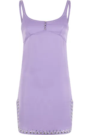 Paco rabanne Embellished Satin Bustier Mini Dress - - FR 34 - Moda Operandi