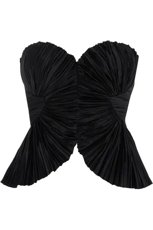 Cult Gaia Jace Plissé Top - - S - Moda Operandi