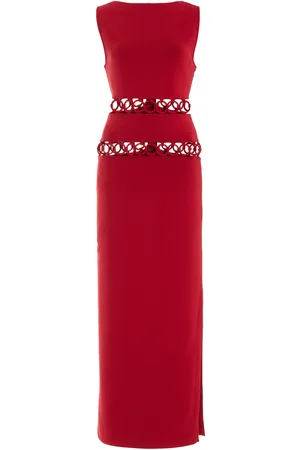 Cult Gaia River Cutout Knit Maxi Dress - - L - Moda Operandi