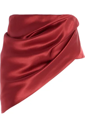 DELPOZO Exclusive Draped Silk Bustier Belt - - S - Moda Operandi