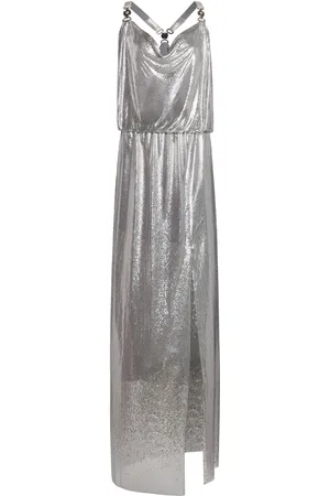 VERSACE La Vacanza Aluminum Metal Mesh Gown - - IT 40 - Moda Operandi