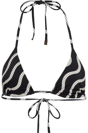 YAITTE Exclusive Nevis Bikini Top - Black/white - XS - Moda Operandi