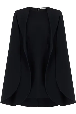Stella McCartney Cotton-Silk Mini Cape Dress - - IT 48 - Moda Operandi