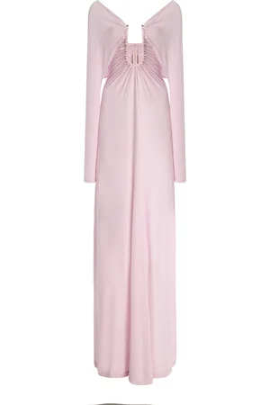 CHRISTOPHER ESBER Arched Palm Jersey Off-The-Shoulder Gown - - AU 12 - Moda Operandi
