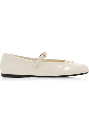 Prada Patent Leather Ballet Flats - - IT 36 - Moda Operandi