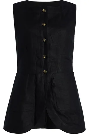 POSSE Emma Linen-Blend Vest - - XS - Moda Operandi