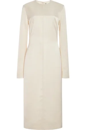 Totême Lean Satin Midi Dress - - FR 36 - Moda Operandi
