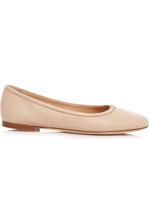 Chloé Marcie Leather Ballet Flats - - IT 37 - Moda Operandi