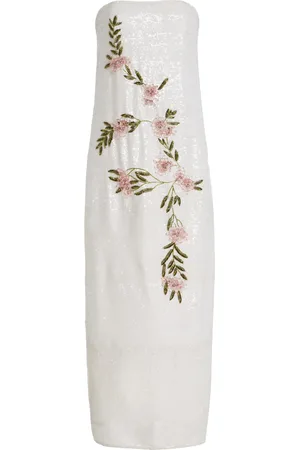 Staud Casey Embellished Sequined Maxi Dress - - US 2 - Moda Operandi