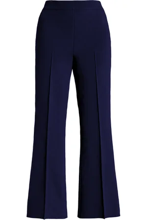 High Long Kick Flared Stretch-Cotton Knit Pants - - XS - Moda Operandi