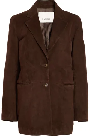 Dagmar Suede Blazer - - EU 42 - Moda Operandi