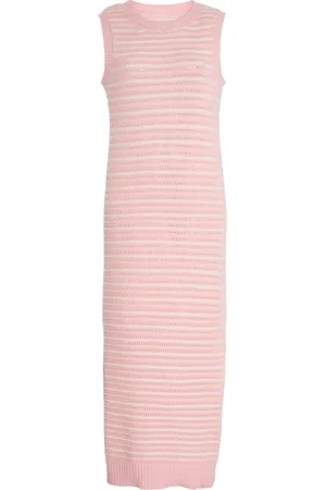 Matthew Bruch Striped Cotton-Blend Midi Dress - - XS - Moda Operandi