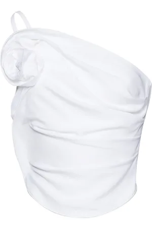 MAGDA BUTRYM Single-Shoulder Pleated Top - - FR 34 - Moda Operandi