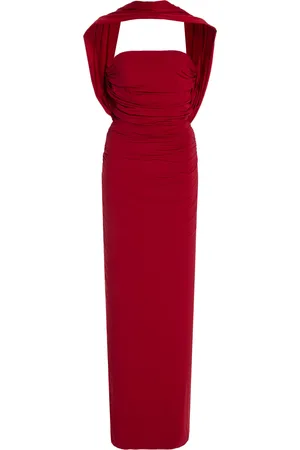 Maygel Coronel Exclusive Mulett Ruched Jersey Maxi Dress - - OS - Moda Operandi