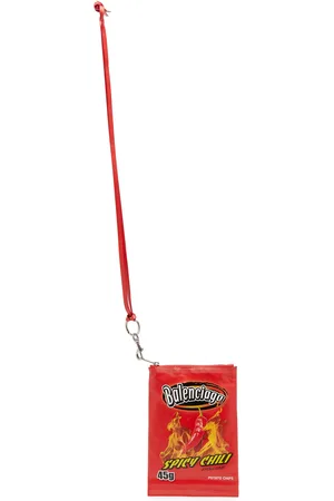 Balenciaga Chips Leather Pouch - - OS - Moda Operandi