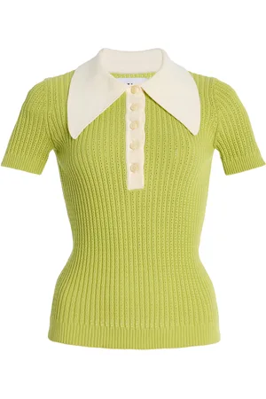 La Veste Exclusive Riviera Knit Cotton Polo Shirt - - L - Moda Operandi