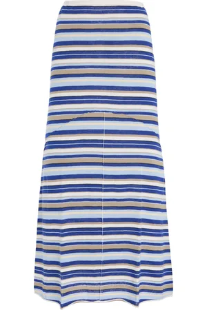 Zulu & Zephyr Striped Knit Skirt - - AU 10 - Moda Operandi