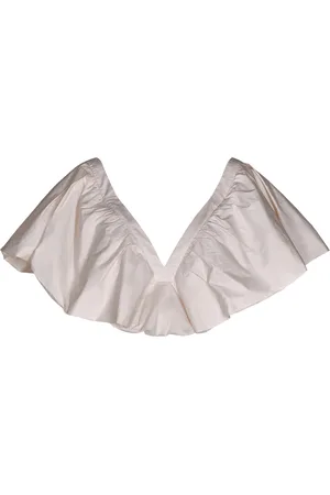 JOHANNA ORTIZ Veo La Luz Ruffled Cotton Poplin Top - - US 2 - Moda Operandi