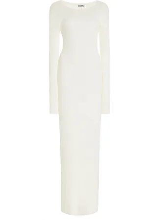ÉTERNE Cotton-Blend Maxi Dress - - S - Moda Operandi