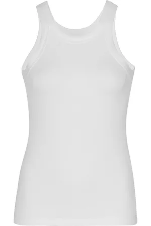 Totême Espera Ribbed Stretch Cotton-Blend Top - - XS - Moda Operandi