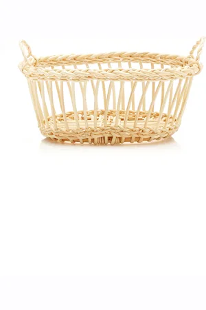 Moda Domus Small Wicker Basket - - Moda Operandi