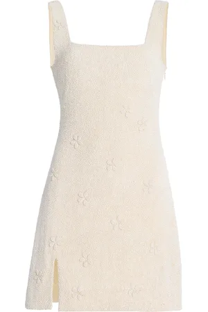 Staud Le Sable Beaded Mini Dress - - S - Moda Operandi