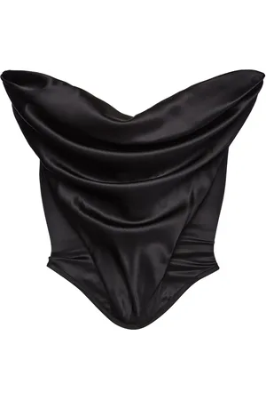 MAGDA BUTRYM Strapless Stretch-Silk Corset Top - - FR 34 - Moda Operandi