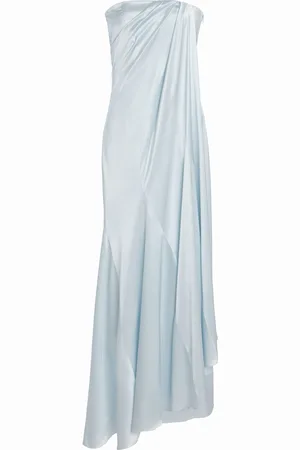 DELPOZO Exclusive Draped Silk-Satin Maxi Dress - - FR 40 - Moda Operandi