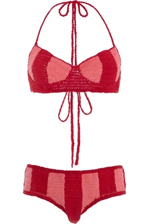 Akoia Swim Exclusive Riviera Striped Crochet Bikini - - XS - Moda Operandi