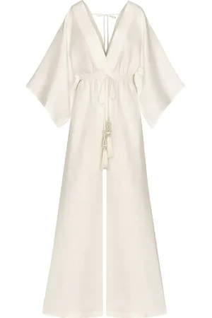 Andres Otalora A La Orilla Linen Jumpsuit - - US 6 - Moda Operandi