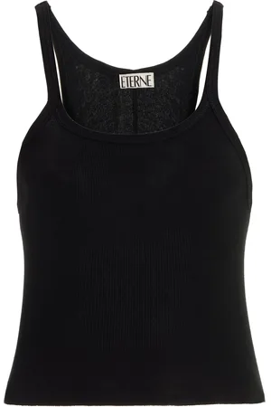 ÉTERNE Ribbed Cotton Tank Top - - XS - Moda Operandi