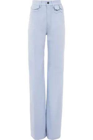 Chloé Rigid High-Rise Organic Denim Flared Jeans - - FR 34 - Moda Operandi
