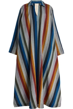 Marrakshi Life The Striped Cotton Caftan - - XXS - Moda Operandi