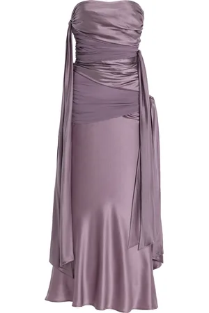 CHRISTOPHER ESBER Knotted Silk Midi Dress - - AU 6 - Moda Operandi