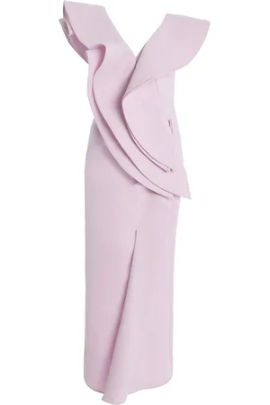 MATICEVSKI Revive Wave Sculptural Crepe Maxi Dress - - AU 8 - Moda Operandi