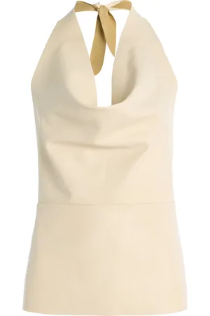 St Agni Exclusive Leather Tie Top - - XS - Moda Operandi