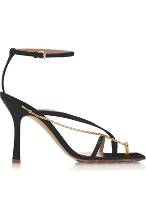 Bottega Veneta Chain-Trimmed Lounge Leather Sandals - - IT 35 - Moda Operandi