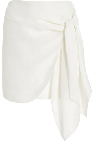 Significant Other Celeste Linen-Blend Mini Skirt - - US 6 - Moda Operandi