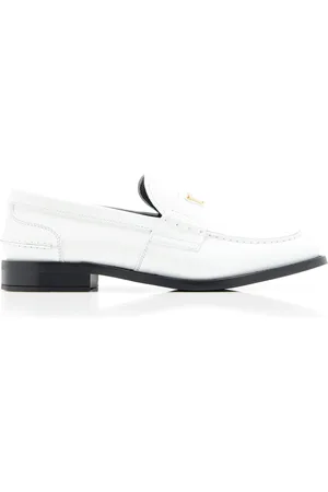 Prada Leather Loafers - - IT 36 - Moda Operandi