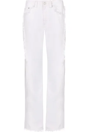Paris Georgia Fray Cotton Denim Jeans - - XS - Moda Operandi