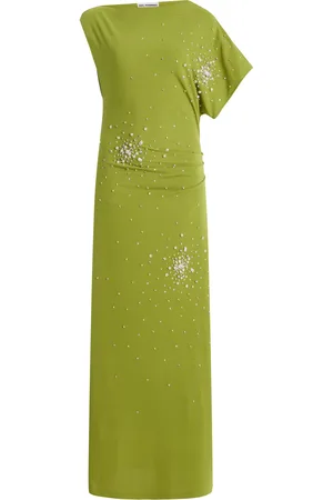 Des Phemmes Exclusive Riviera Asymmetric Embellished Midi Dress - - IT 44 - Moda Operandi