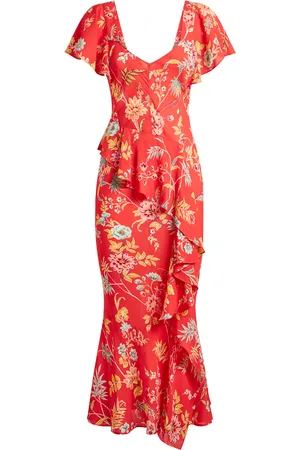 Etro Ruffled Jersey Midi Dress - - IT 42 - Moda Operandi