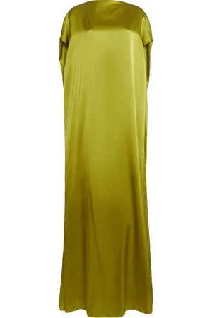 DRIES VAN NOTEN Satin Stretch-Silk Gown - - XS - Moda Operandi