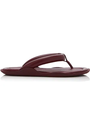 Gia Borghini Harper Leather Flip-Flop Sandals - - IT 36 - Moda Operandi
