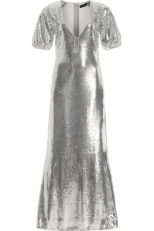 ROTATE Sequined Midi Dress - - EU 32 - Moda Operandi